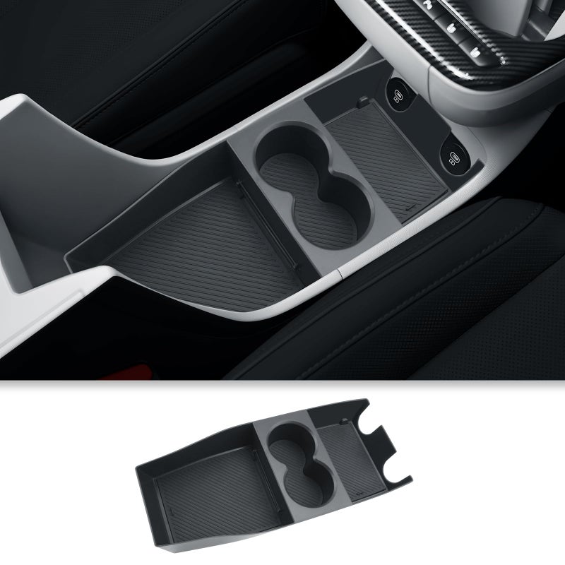 BIBIBO 2025 Ioniq 5 Center Console Tray for 2025 Hyundai Ioniq 5 SE/SEL/Limited/XRT Under Console Organizer Tray Ioniq 5 2025 Under Console Insert Organizer 2025 Ioniq 5 - Image 1